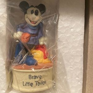 Movie star Mickey thimble collection brave little tailor